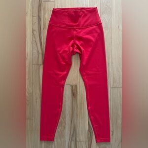 lululemon athletica Wunder Train Contour Fit 28” size 8 - color Hot Heat